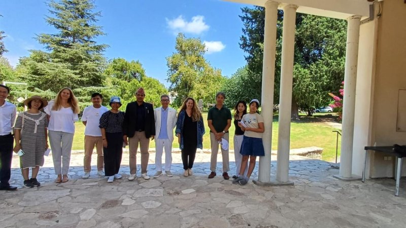 The ambassadors at Tel Megiddo. Photo: Embassy of Vietnam