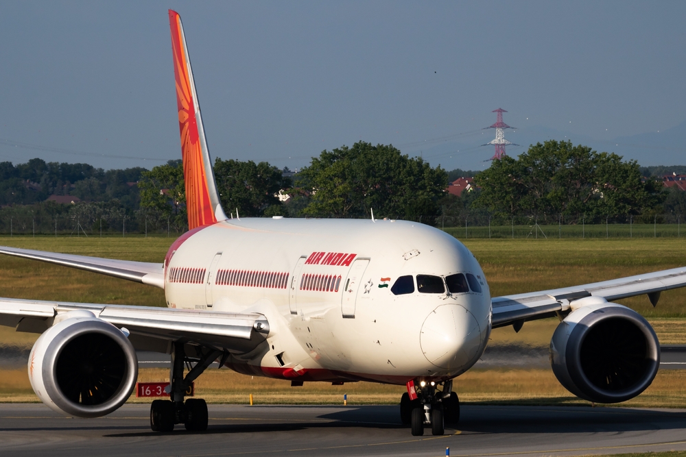 Air India. Photo: Shutterstock