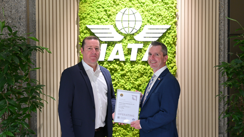 Certification Ceremony. Photo: Brisbane Airport