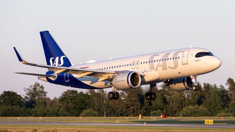 SAS AIRLINES. Photo: Shutterstock