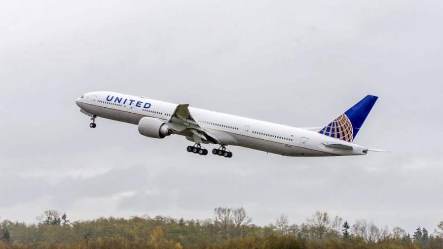 United Airlines plane. Photo: United Airlines