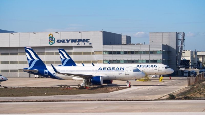 Aegean Airlines planes at Athens International Airport. Photo: Konstantinos Dimitros / Shutterstock