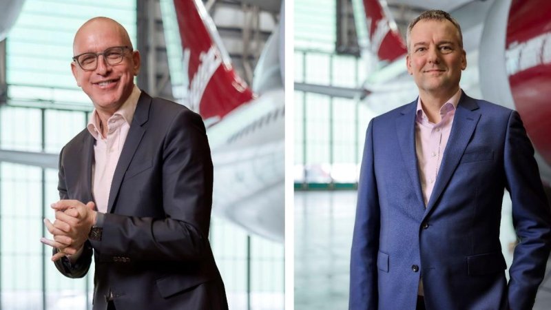 Shai Wess, Corneel Koster (Virgin Atlantic). Photo: Adam Gerrard