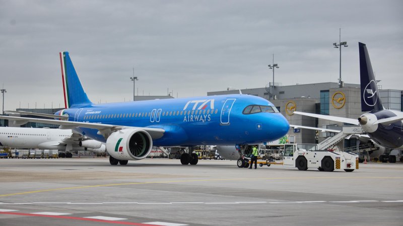 ITA Airways A320neo Aircraft. Photo: ITA Airways