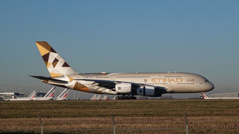 Etihad's A380 arrives in Tokyo. Photo: Shutterstock