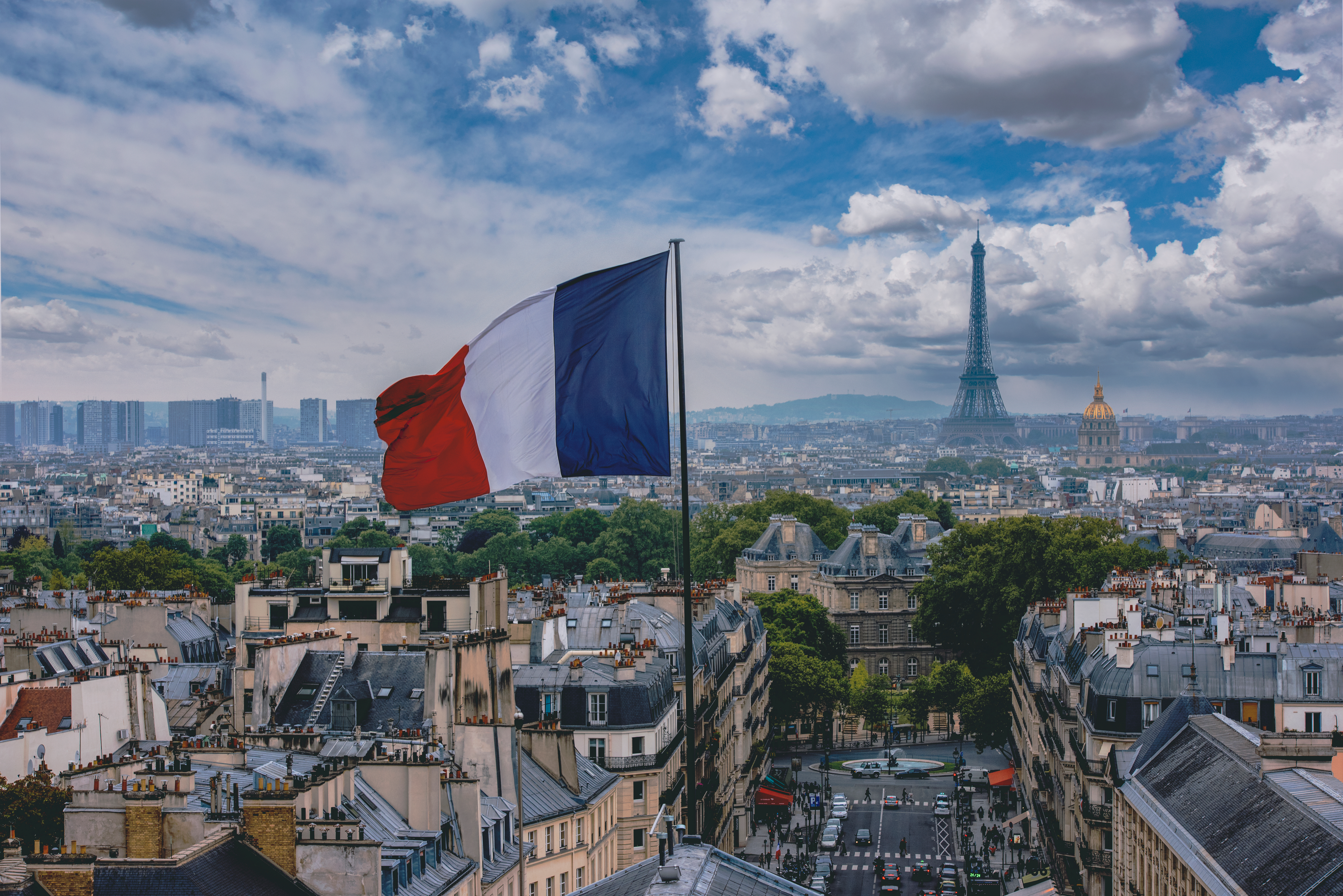 French flag. Photo: Shutterstock