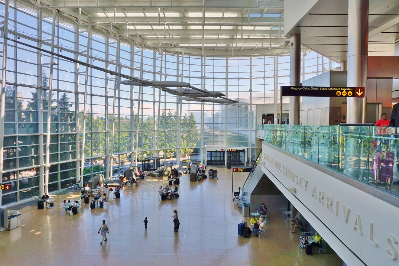 Seattle airport. Photo: SHUTTERSTOCK