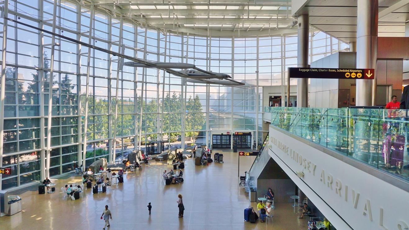 Seattle airport. Photo: Shutterstock