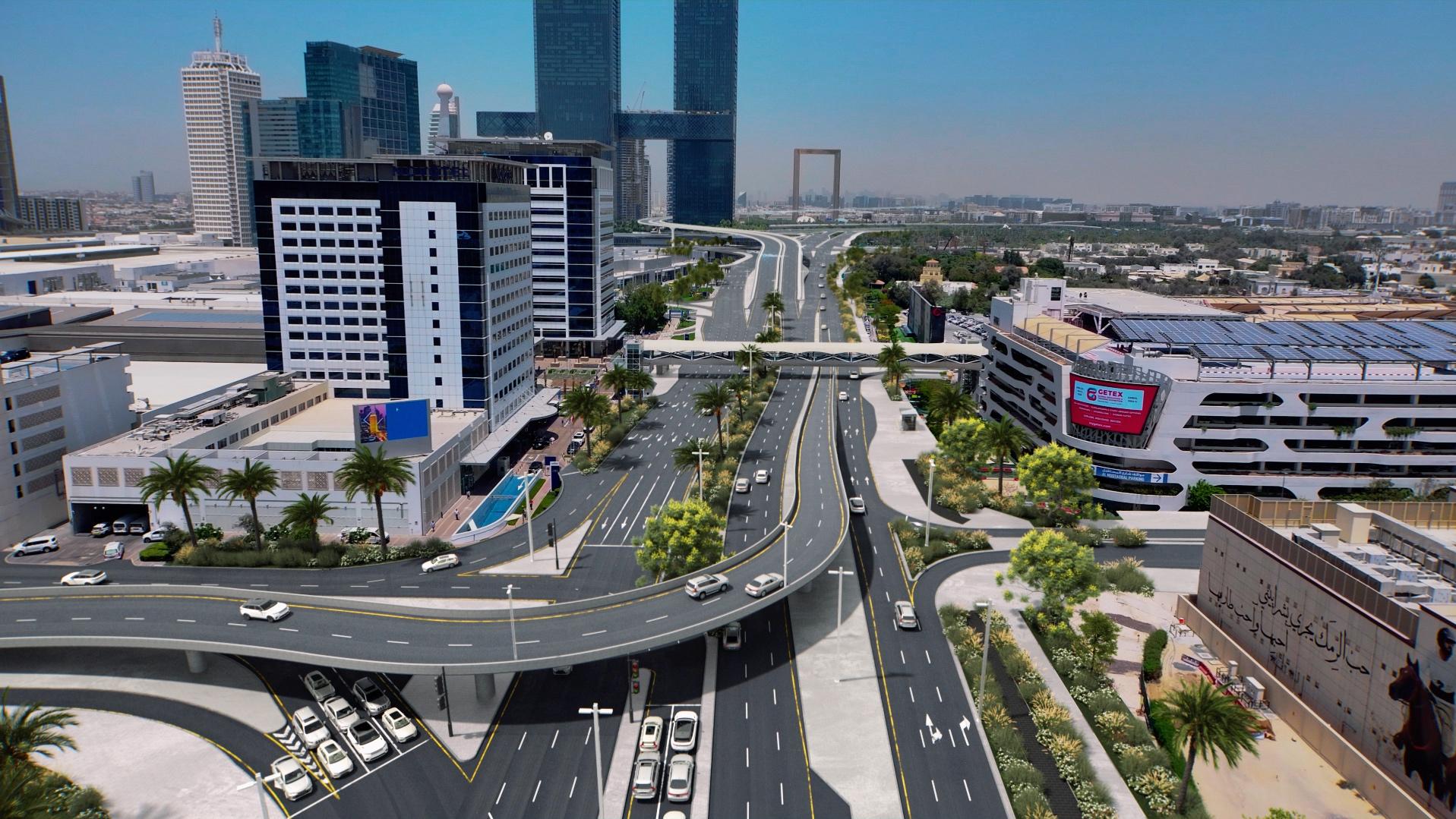 The new bridge in central Dubai. Photo: Dubai Media Office