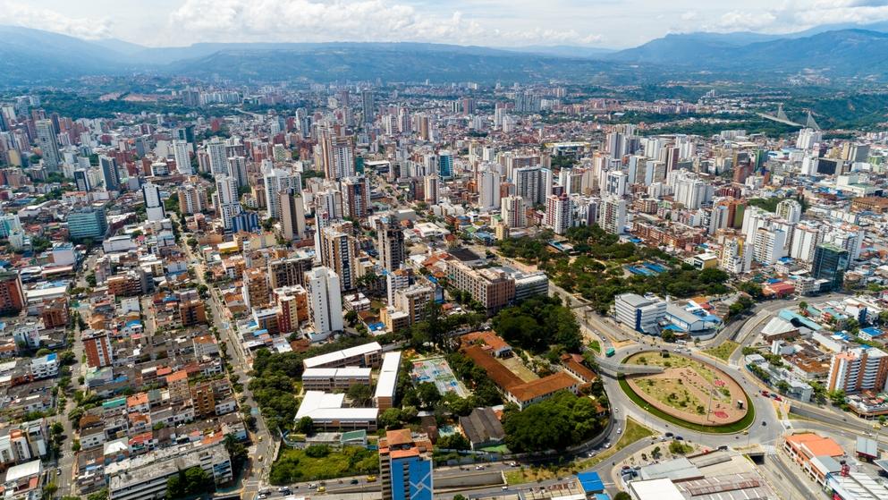 העיר Bucaramanga הסמוכה לנמל התעופה. צילום: shutterstock