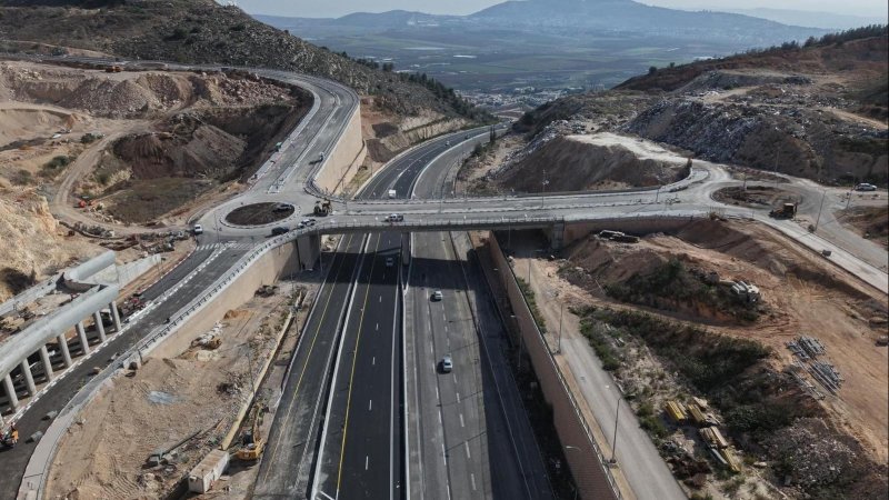 Новая развязка Ноф ха-Галиль Назарет. Фото: Israel Roads