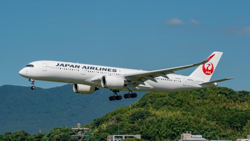 Самолет Airbus A350 авиакомпании Japan Airlines. Фото: Phuong D. Nguyen / Shutterstock
