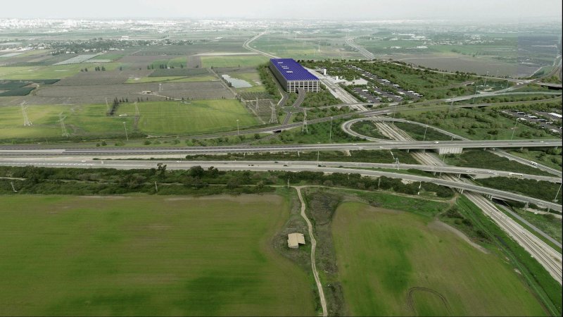 Проект скоростных маршрутов на шоссе 5. Визуализации: комплекс Кесем