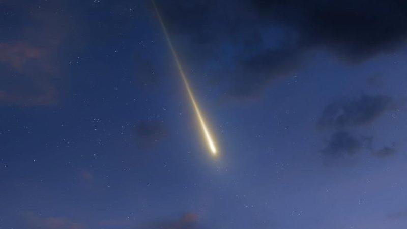 Метеор при входе в атмосферу. Архивное фото: Shutterstock