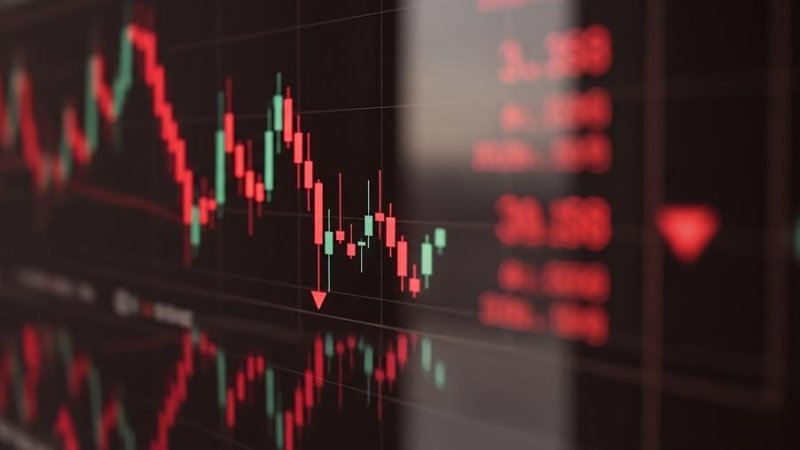 The stock market was painted red. Photo Shutterstock