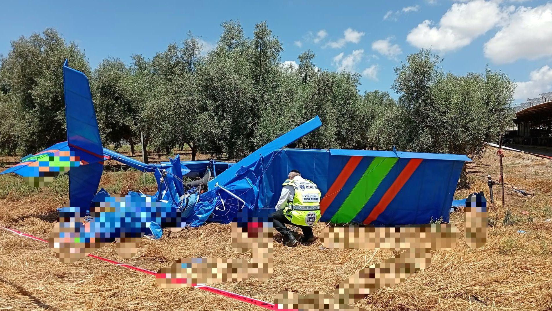 זירת האסון. צילום: דוברות זק"א