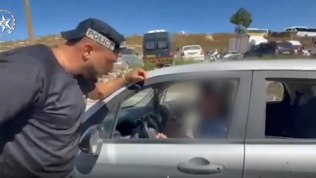 מבצע אכיפה משטרתי , קרדיט : דוברות המשטרה. 