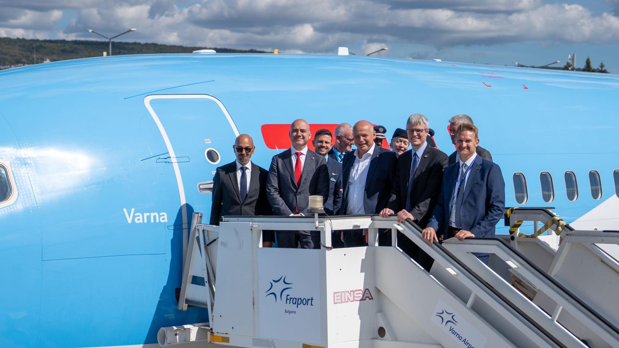 TUI עושה כבוד לעיר הנופש הבולגרית, ורנה. צילום: Fraport Bulgaria 