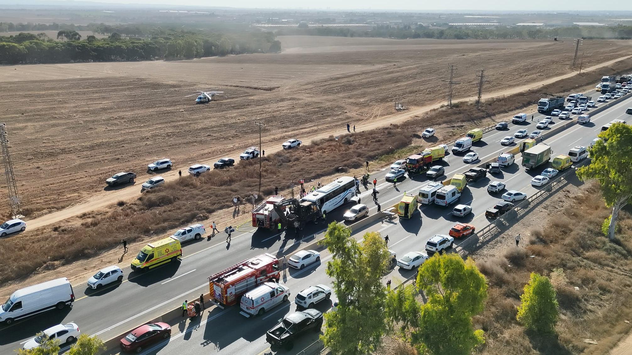 תאונה קטלנית. צילום: דוברות מד"א