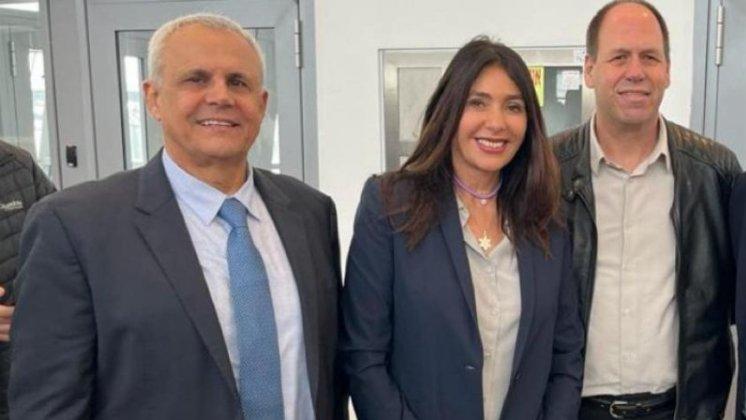מימין: טופולנסקי, רגב וגרשון. צילום: פספורטניוז.