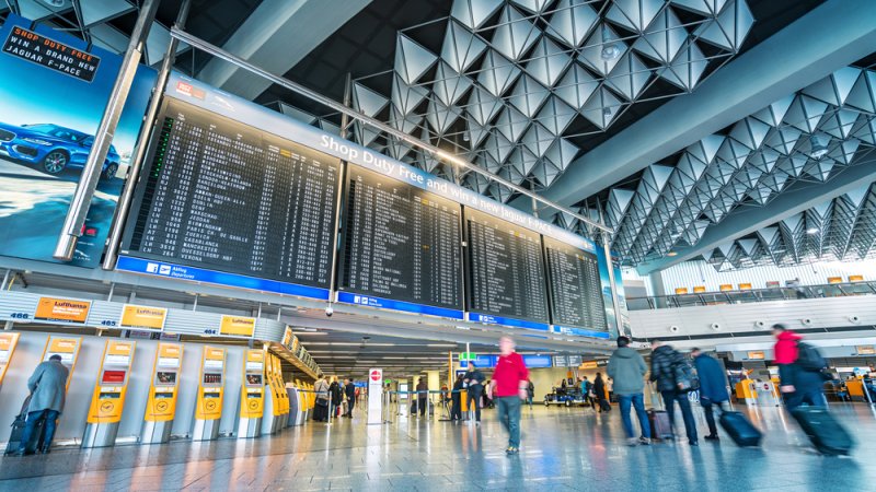 נמל התעופה פרנקפורט. צילום: Shutterstock נמל התעופה פרנקפורט. צילום: Shutterstock