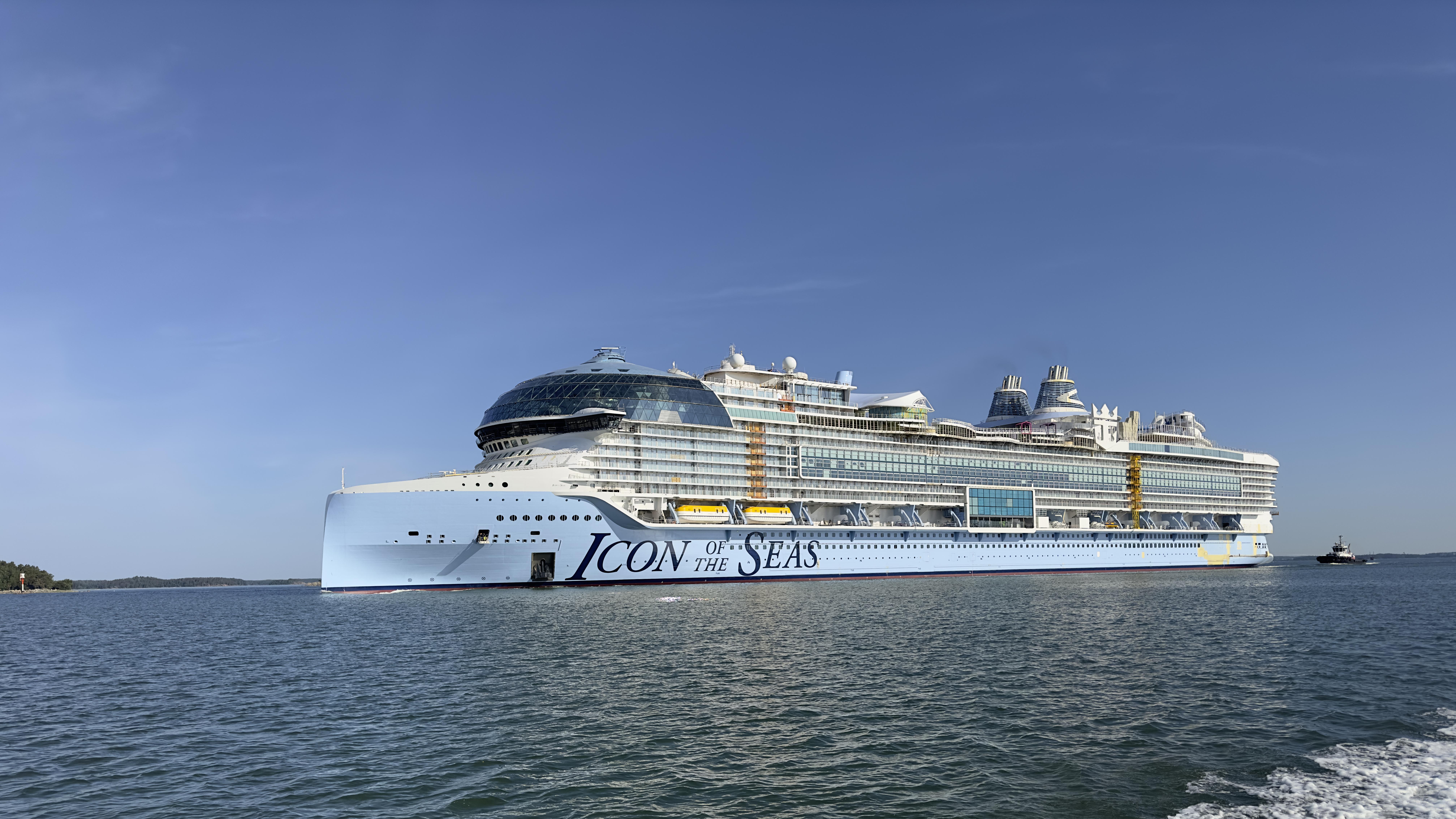 אוניית Icon of the Seas של רויאן קריביאן. צילום: יחצ