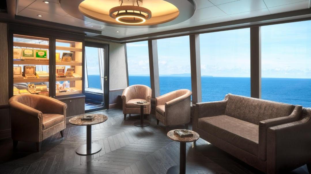 Humidor Lounge. בר סיגרים חדש לנורווג׳יאן . צילום:NCL