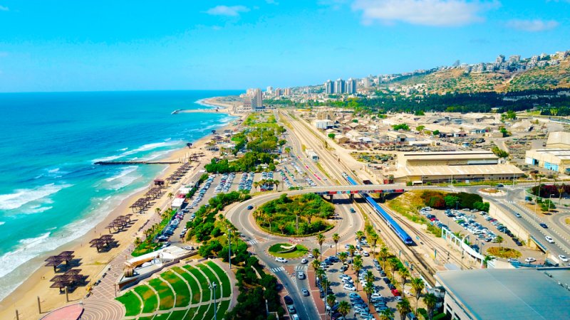 קו החוף של חיפה. צילום: Shutterstock קו החוף של חיפה. צילום: Shutterstock