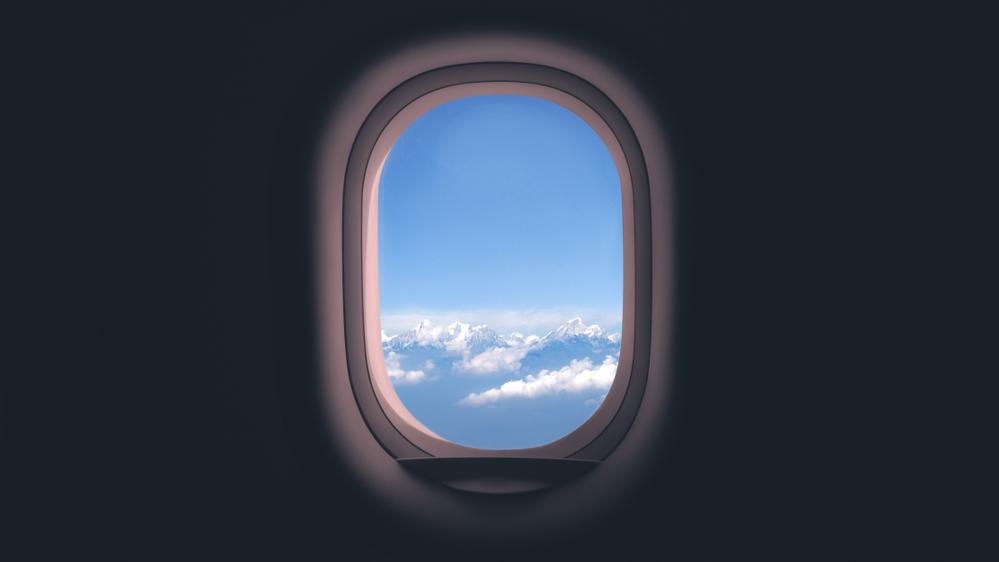 חלון מטוס (צילום: Shutterstock)
