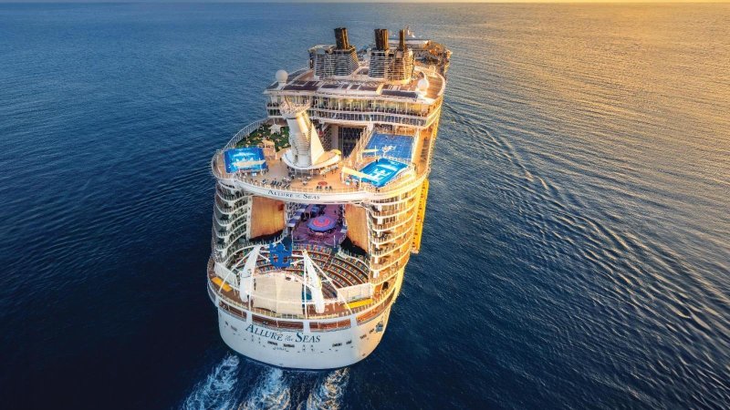 האנייה Allure of the Seas של רויאל קריביאן. צילום: יח"צ חברה האנייה Allure of the Seas של רויאל קריביאן. צילום: יח"צ חברה