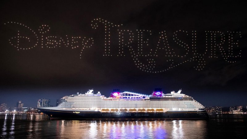 השקת Disney Treasure. צילום: Disney Cruise Line השקת Disney Treasure. צילום: Disney Cruise Line