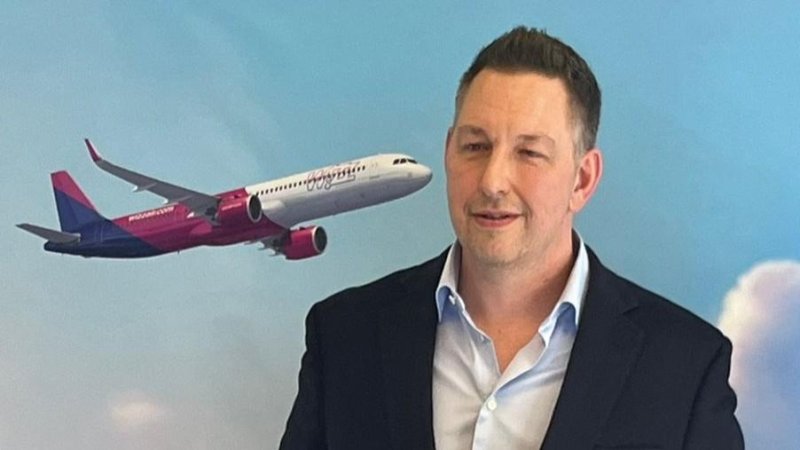 Michael Delehant, Senior VP of Commercial and Operations at Wizz Air. Photo: Amit Cotler