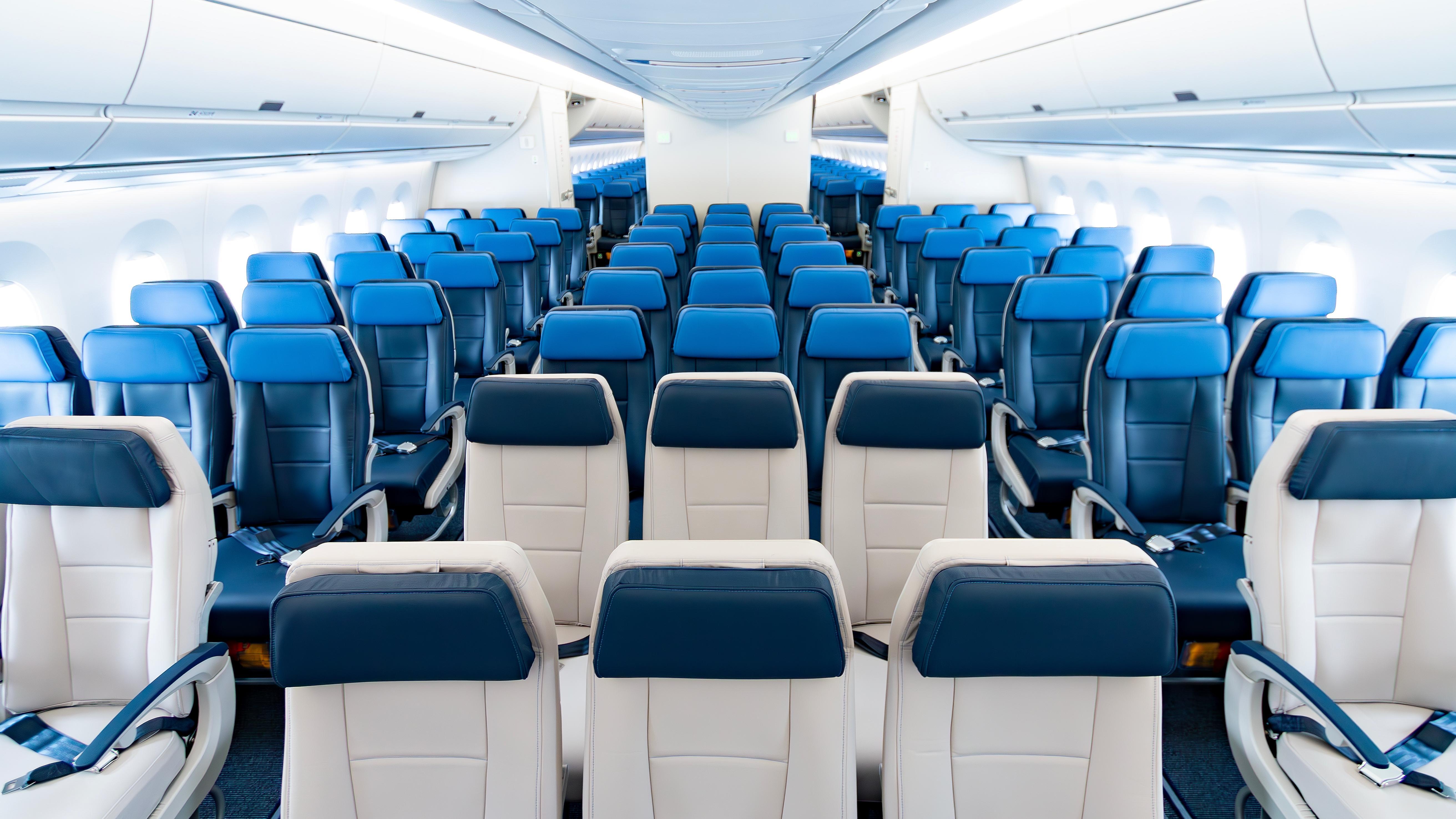 Aircraft seats. Photo: Shutterstock