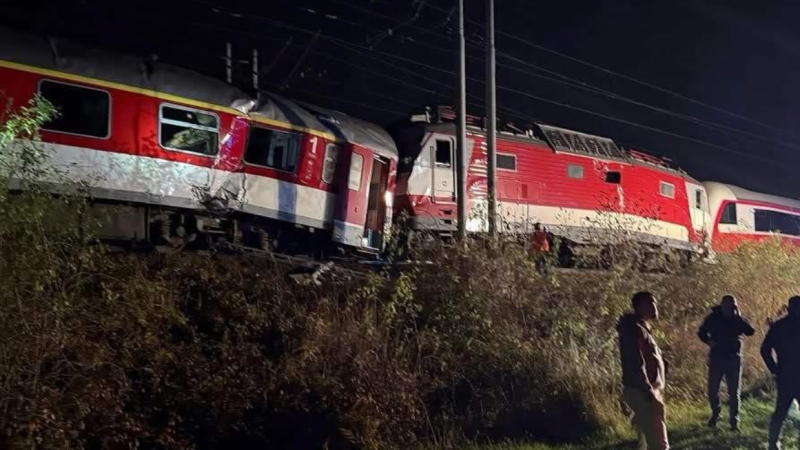 Train collision in Bratislava. Photo: Bratislava Police Facebook page