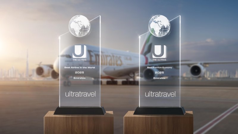 Emirates receives Best Airline in the World award. Photo: Emirates