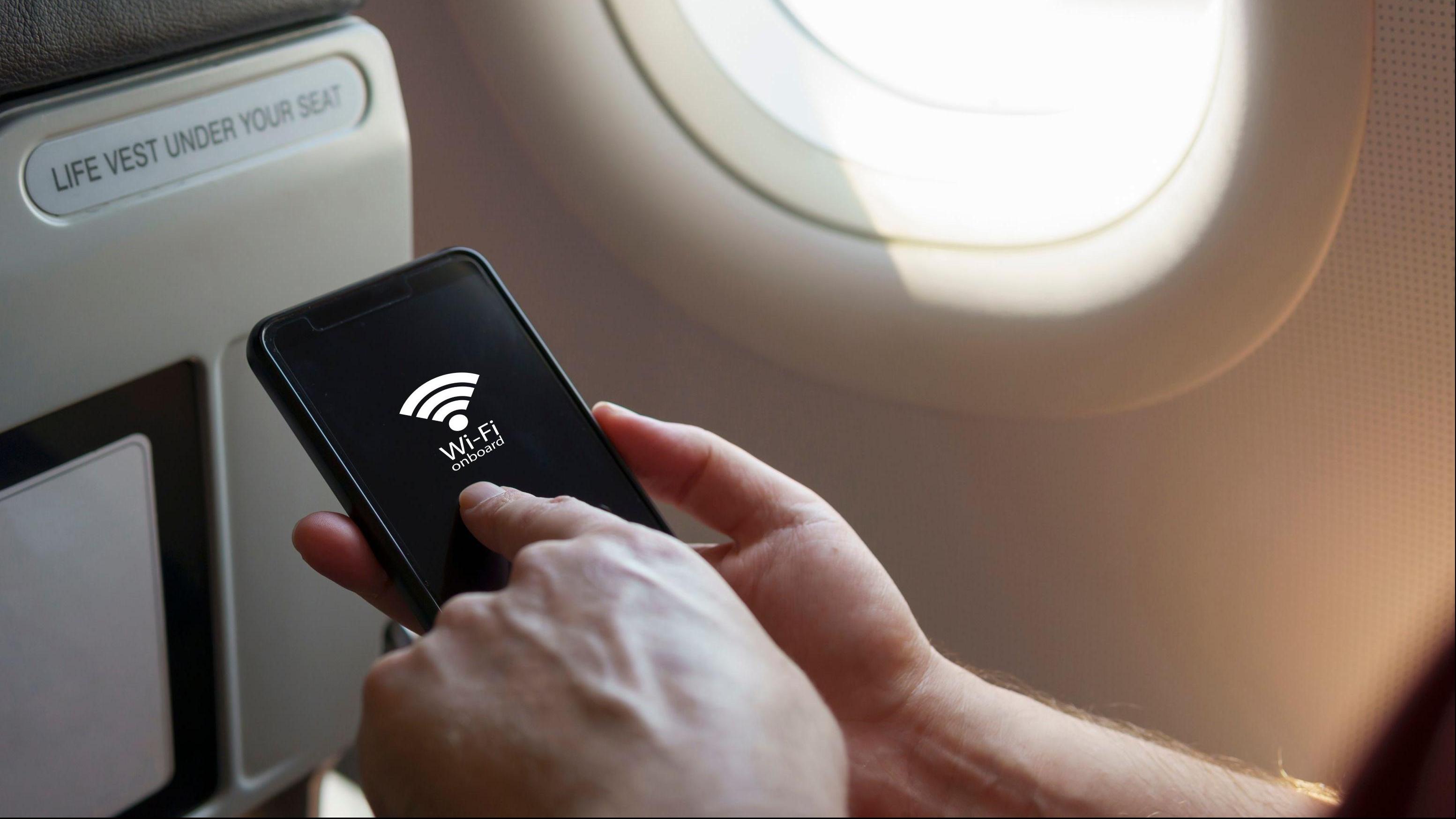 WiFi on aircraft. Photo: Shutterstock