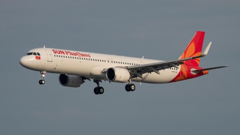 Sun Phu Quoc Airways aircraft. Photo: Shutterstock