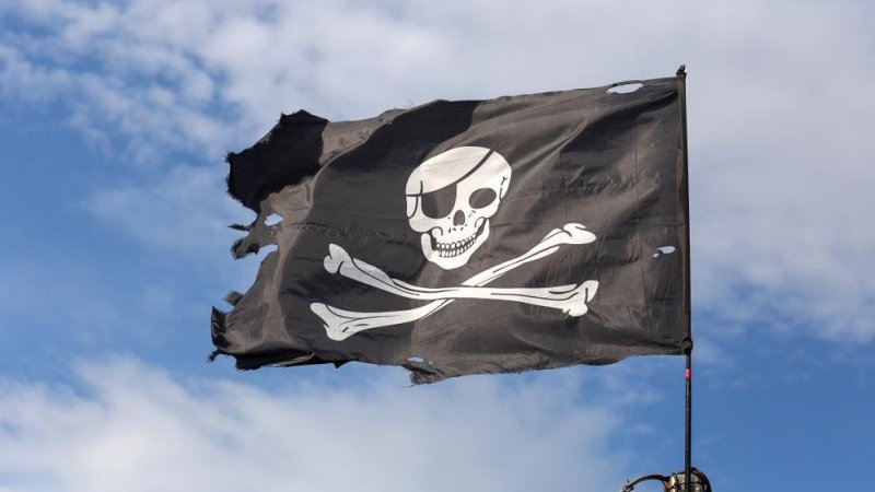 Beware of pirates. Photo: shutterstock