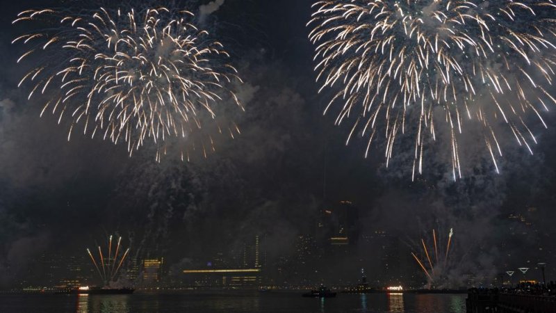 Fourth of July fireworks. Credit: Ron Adar / Shutterstock