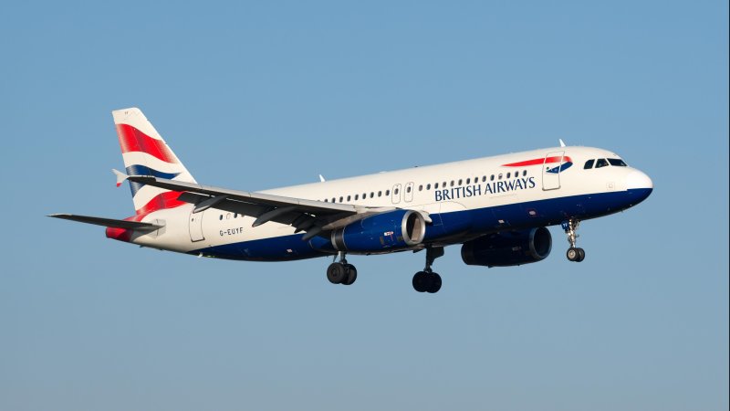 BRITISH AIRWAYS A320. Photo: Shutterstock