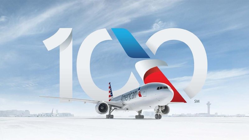 Centennial celebrations. Photo: American Airlines