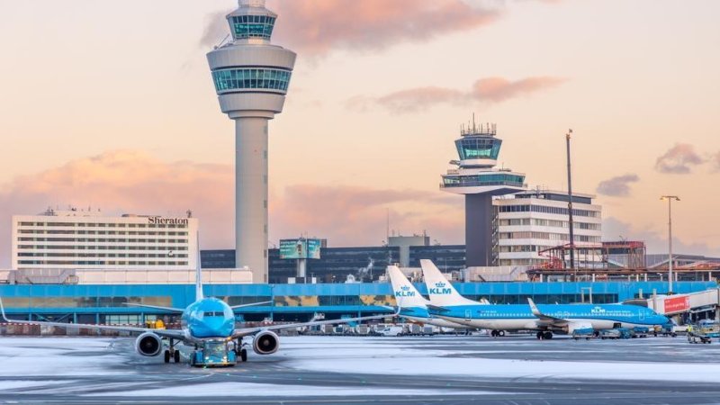 KLM at Schiphol Airport. Photo: Thomas Roell / Shutterstock