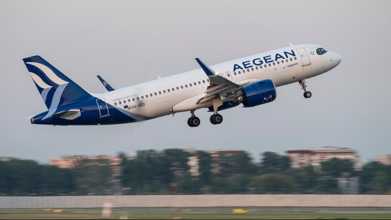 Aegean Airlines aircraft. Photo: SHUTTERSTOCK