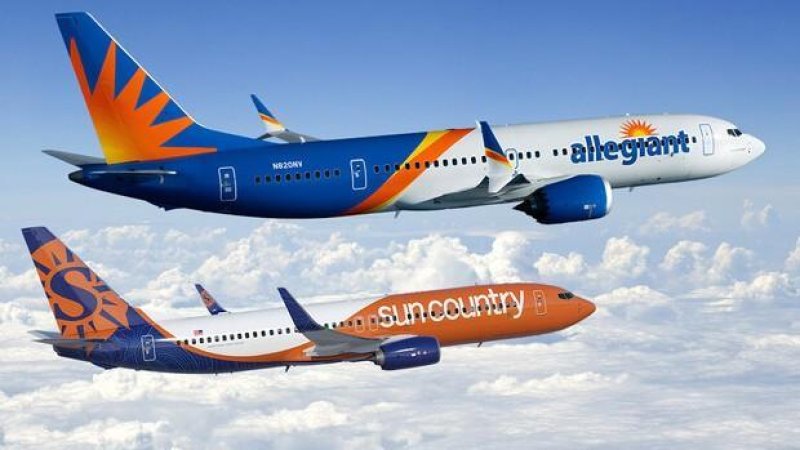 Photo: Allegiant and Sun Country Airlines