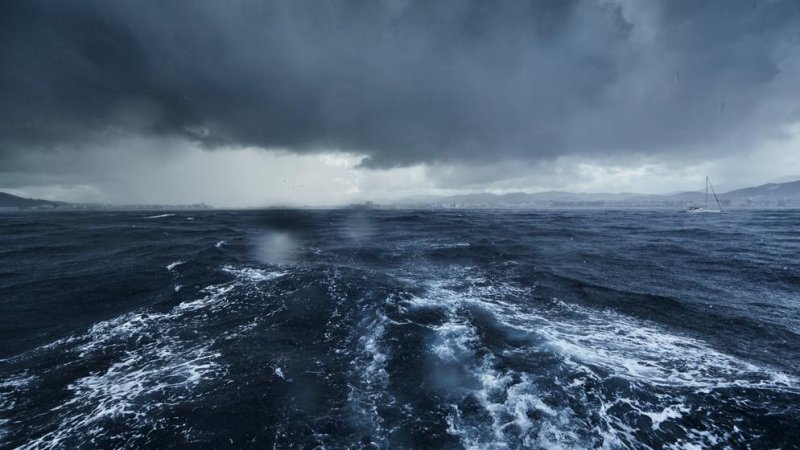 Storm at sea. Photo: Shutterstock
