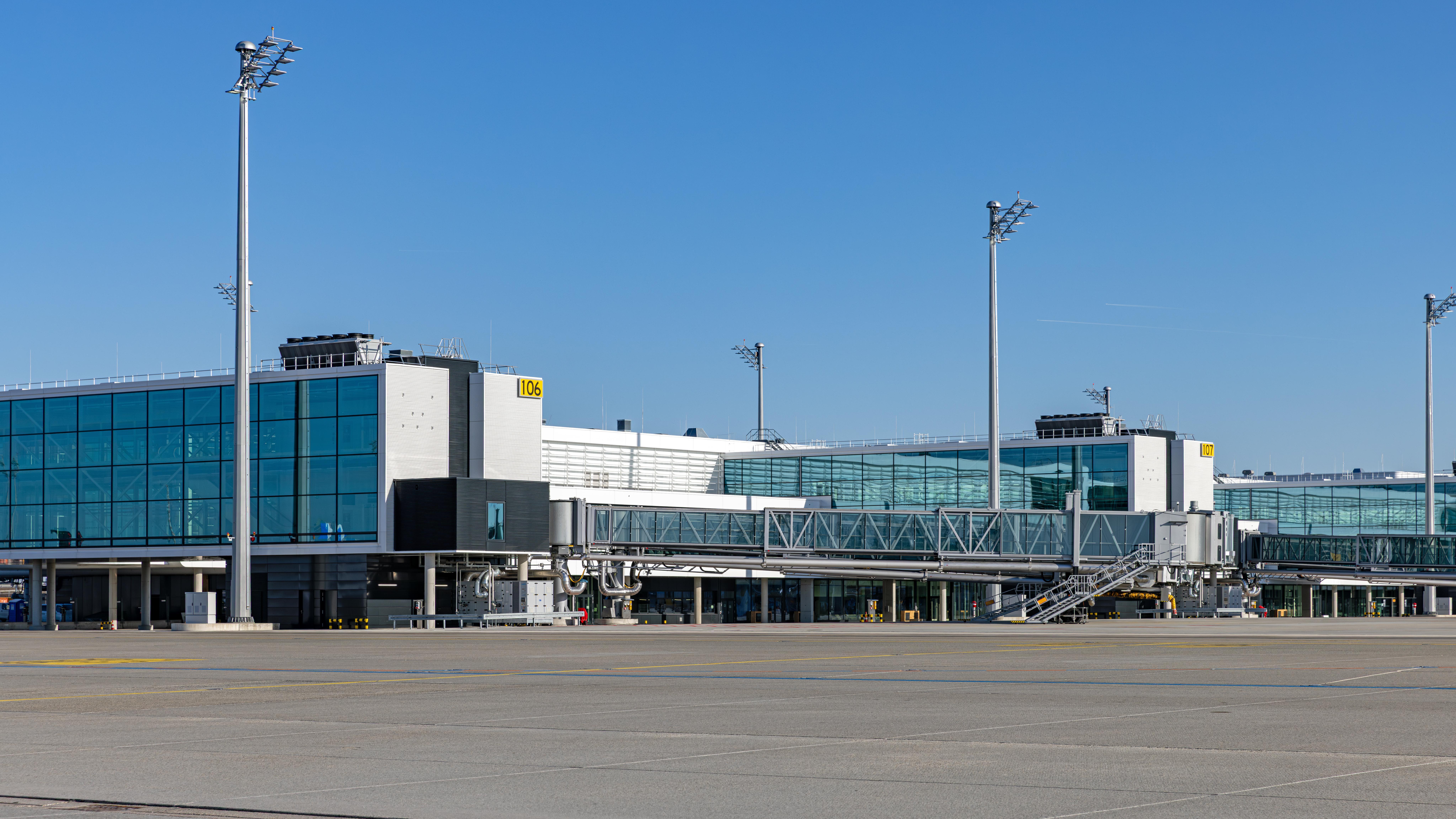 The new pier at Terminal 1. Credit: Munich Airport