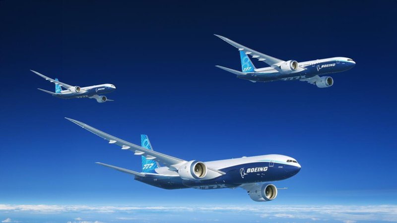 Boeing 77x family. Photo: &copy; Boeing
