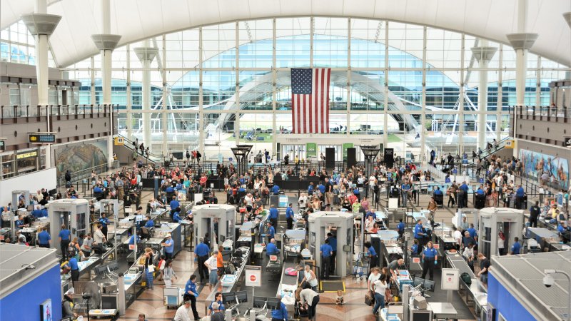 Denver Airport. Photo: Jim Lambert / Shutterstock