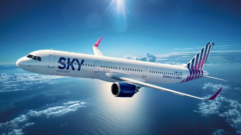 Sky Express plane. Photo: Sky Express