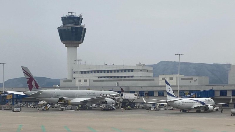Athens Airport. Photo: Amit Cotler